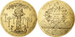 World Coins - France, Medal, Voeux, Au coeur de la Nature, 1982, Bronze Florentin, Lay