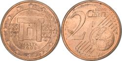 World Coins - Malta, 2 Euro Cent, 2008, Paris, Copper Plated Steel, , KM:126