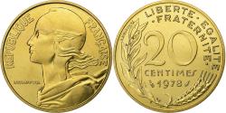 World Coins - France, 20 Centimes, Marianne, 1978, Paris, Aluminum-Bronze,