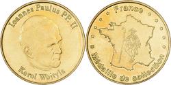 World Coins - France, Medal, Jean-Paul II, Copper-nickel Aluminium, Médaille de Collection