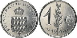 World Coins - Coin, Monaco, Rainier III, Centime, 1976, , Stainless Steel, KM:155