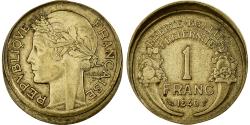 World Coins - France, 1 Franc, Morlon, 1940, Paris, Frappe casquette, Cupro-Aluminium