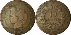 World Coins - Coin, France, Cérès, 10 Centimes, 1886, Paris, , Bronze, KM:815.1
