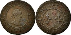 World Coins - Coin, France, Denier Tournois, 1588, Paris, , Copper, Sombart:4074