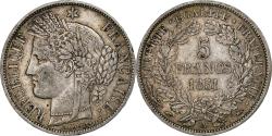 World Coins - France, 5 Francs, Cérès, 1851, Paris, Silver, , Gadoury:719, KM:761.1