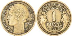 World Coins - Coin, France, Morlon, Franc, 1931, Paris, , Aluminum-Bronze, KM:885