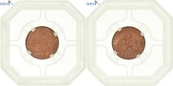World Coins - Coin, Belgium, Albert I, 2 Centimes, 1919, GENI, MS66, , Copper, KM:65