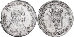 World Coins - France, Louis XV, 20 Sols,1/6 Écu de France, 1722, Montpellier