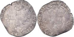 World Coins - Coin, France, Henri III, 1/4 Ecu, , Silver, Duplessy:1133