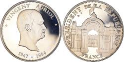 World Coins - France, Medal, Les Présidents de la République, Vincent Auriol,