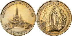 World Coins - France, Token, Lourdes - Sanctuaires Notre Dame, 2010, Copper-nickel Aluminium