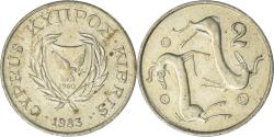 World Coins - Coin, Cyprus, 2 Cents, 1983