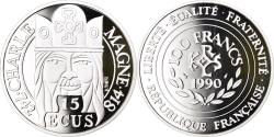 World Coins - Coin, France, 100 Francs-15 Ecus, 1990, Paris, , Silver, KM:989