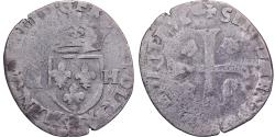 World Coins - France, Henri III, Douzain aux deux H, Uncertain date, Billon,