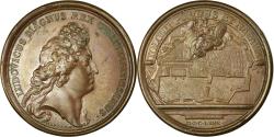 World Coins - France, Medal, Le Port de Toulon, Louis XIV, History, 1680, Mauger,