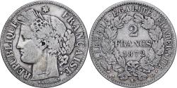 World Coins - France, 2 Francs, Cérès, 1872, Bordeaux, Silver, , Le Franc:F.265