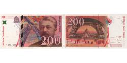 World Coins - France, 200 Francs, Eiffel, 1999, T076180154, UNC(63), Fayette:75.5, KM:159b