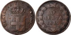 World Coins - Coin, Greece, Othon, 5 Lepta, 1839, , Copper, KM:16