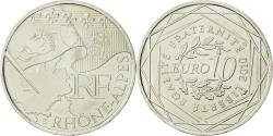 World Coins - Coin, France, 10 Euro, Rhône Alpes, 2010, , Silver, KM:1670