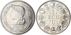 World Coins - France, Medal, Ecu Europa, Marianne, Politics, 1991, Rodier,
