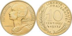 World Coins - Coin, France, Marianne, 10 Centimes, 1977, Paris, série FDC,