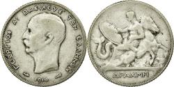World Coins - Coin, Greece, George I, Drachma, 1910, , Silver, KM:60