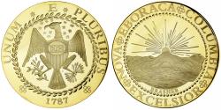 Us Coins - United States, Medal, Copy Brasher Doubloon, Copper Gilt,
