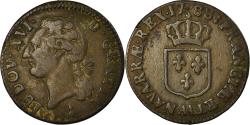 World Coins - Coin, France, Louis XVI, 1/2 Sol ou 1/2 sou, 1/2 Sol, 1788, Metz,