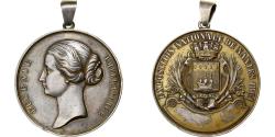 World Coins - France, Medal, Eugénie Impératrice, Exposition Nationale de Nantes, 1861
