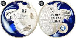 World Coins - France, 10 Euro, PREMIER PAS SUR LA LUNE, 2019, , Silver