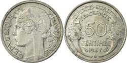World Coins - Coin, France, Morlon, 50 Centimes, 1947, Beaumont - Le Roger,