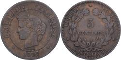 World Coins - France, 5 Centimes, Cérès, 1897, Paris, Bronze, , Gadoury:157a