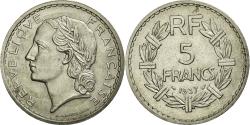 World Coins - Coin, France, Lavrillier, 5 Francs, 1937, Paris, , Nickel, KM:888