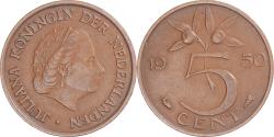 World Coins - Coin, Netherlands, Juliana, 5 Cents, 1950, , Copper, KM:181