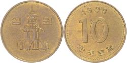Coin, Korea, 100 Won, 1990 | Asian and Middle Eastern Coins