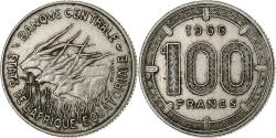 World Coins - EQUATORIAL AFRICAN STATES, 100 Francs, 1966, Paris, Nickel, , KM:5