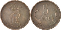 World Coins - Coin, Denmark, Christian IX, 5 Öre, 1874, , Bronze, KM:794.1