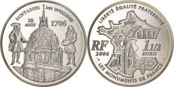World Coins - France, 1-1/2 Euro, Saint- Louis des Invalides, 2006, Paris, Silver,