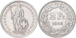World Coins - Coin, Switzerland, 2 Francs, 1944, Bern, , Silver, KM:21