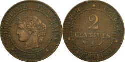 World Coins - Coin, France, Cérès, 2 Centimes, 1884, Paris, , Bronze, KM:827.1, Le