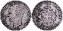 World Coins - Greece, George I, Drachma, 1873, Paris, Silver, , KM:38