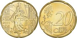 World Coins - France, 20 Euro Cent, 2011, Paris, BU, , Brass, Gadoury:5a, KM:1411