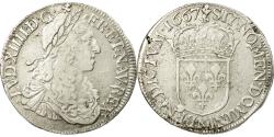 World Coins - Coin, France, Louis XIV, 1/2 Écu au buste juvénile, 1667, Montpellier
