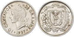 World Coins - Dominican Republic, 10 Centavos, 1937, Silver, , KM:19