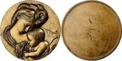 World Coins - France, Medal, Mère et Enfant, Bronze Florentin, MDP,