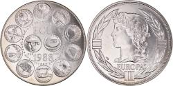 World Coins - France, Medal, Ecu Europa, Marianne, 1988, Rodier, , Copper-nickel