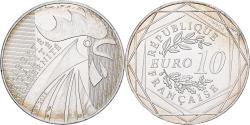 World Coins - France, 10 Euro, 2014, Monnaie de Paris, Coq, , Silver, Gadoury:EU656