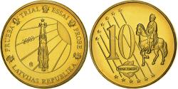 World Coins - Latvia, Medal, 10 C, Essai-Trial, 2003, Cupro-aluminium-nickel,
