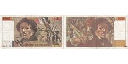 World Coins - France, 100 Francs, Delacroix, 1990, K.136, VF(30-35), Fayette:69bis.1a, KM:154d