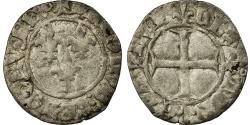 World Coins - Coin, France, Charles VI, Double Tournois, , Billon, Duplessy:393C